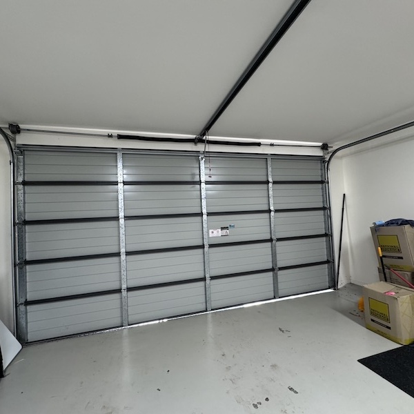 Garage door all backing tracks and cables back on