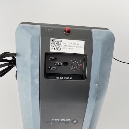 Steel line garage door motor open door service